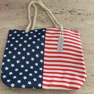 Renshun Canvas Flag Beach Tote